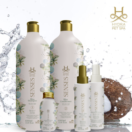 Hydra Pet Spa - Senses Bliss - zestaw kosmetyków do pielęgnacji o zapachu kokosa