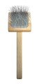 Keller Bursten - Curved Slicker Brush S - miękka szczotka pudlówka z długimi igłami, rozmiar S