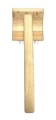 Keller Bursten - Curved Slicker Brush S - miękka szczotka pudlówka z długimi igłami, rozmiar S