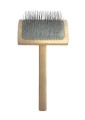 Keller Bursten - Curved Slicker Brush M - miękka szczotka pudlówka z długimi igłami, rozmiar M