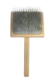 Keller Bursten - Curved Slicker Brush L - miękka szczotka pudlówka z długimi igłami, rozmiar L