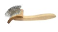 Keller Bursten - Curved Slicker Brush S - miękka szczotka pudlówka z długimi igłami, rozmiar S