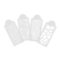 OPAWZ - Animal Prints Tattoo Stencil Set - zestaw 4 szt. szablonów do tatuażu, motywy zwierzęce 