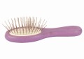 Show Tech - Mini Wooden Pin Brush - mała, owalna szczotka, kolor fioletowy