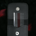 Yento - Ambition RedFlame Comb - grzebień z antypoślizgową, czerwoną linią, rozstaw zębów pół na pół, dł. całkowita 23 cm