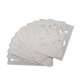 OPAWZ - Reusable Tattoo Stencil Set - zestaw 12 szt. szablonów do tatuażu, mix wzorów