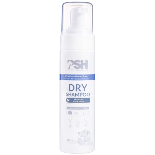 PSH - Dry Shampoo Foam - suchy szampon w piance dla psa i kota, 200 ml