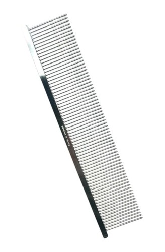 HPP - grzebień metalowy ze średnim rozstawem zębów, dł. 18,6 cm