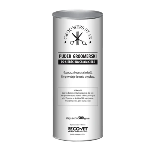 Groomers Star - puder dla psów szorstkowłosych, 0,5 kg