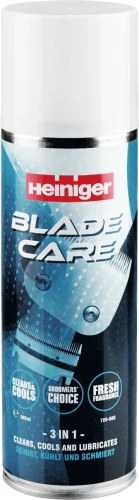Heiniger - Blade Care 3 in 1 - spray do czyszczenia, chłodzenia i smarowania ostrzy, 300 ml