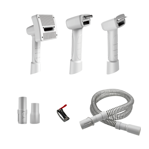 Shernbao - Pet Vacuum Grooming Brush Kit - zestaw szczotek / trymerów do odkurzaczy