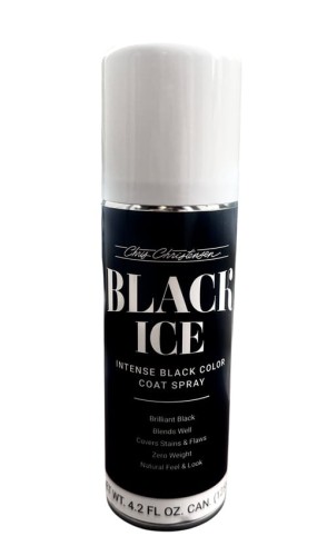 Chris Christensen - Black Ice, Intense Black Color Coat Spray - spray intensyfikujący czarny kolor sierści, 125 ml