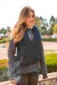 Seaver - SAFEFIT Airbag Navy S - kamizelka jeździecka ochronna z poduszką powietrzną, kolor granatowy, rozmiar S