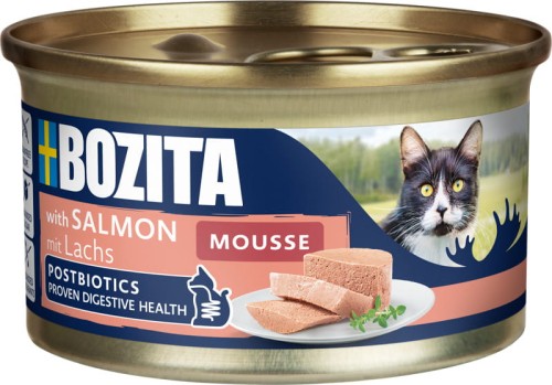 Bozita - Mousse Salmon - karma dla kotów z łososiem, 85 g