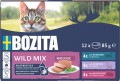 Bozita - Mousse Mixed Wild - karma dla kotów mix smaków z dzikiej przygody, 12x85 g