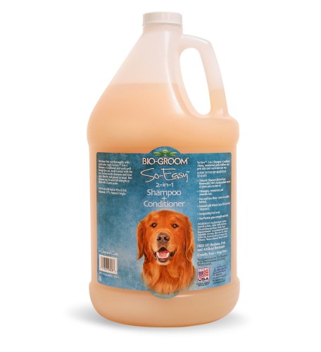 Bio-Groom - So-Easy, 2 in 1 Shampoo and Conditioner - szampon z odżywką dla psów i kotów, 3,8l