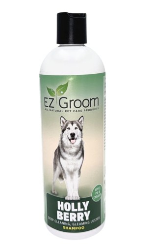 EZ-Groom - Holly Berry Shampoo - szampon głęboko oczyszczający, nadający połysku o delikatnym zapachu szarlotki z cynamonem, 473 ml