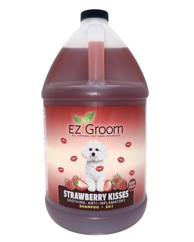 Ez-Groom - Strawberry Kisses Shampoo, Berry Fresh - szampon oczyszczający, kojący i hypoalergiczny, 3,8l