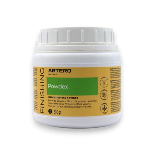 Artero - Powdex Handstripping Powder - puder do trymowania dla szorstkowłosych, 500 g
