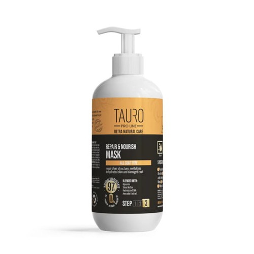 Tauro Pro Line, Ultra Natural Care - Repair & Nourish Mask - maska odbudowująca, 400 ml