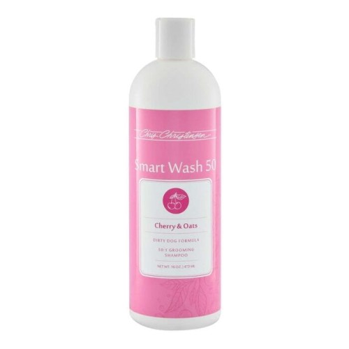 Chris Christensen - Smart Wash 50 Cherry & Oats Shampoo - mocno skoncentrowany szampon (50:1), głęboko oczyszczający o zapachu wiśniowo-owsianym, 473 ml