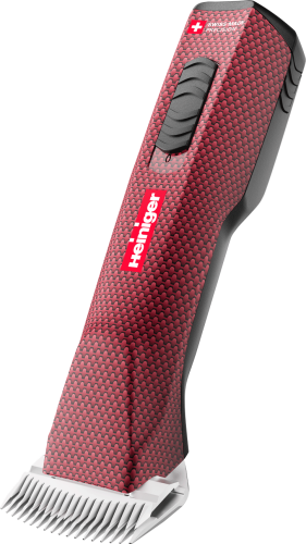 Heiniger - Opal Xtend - bezprzewodowa maszynka do strzyżenia bydła, owiec, alpak z ostrzem BB+ 2,5 mm i w walizce z dwoma akumulatorami