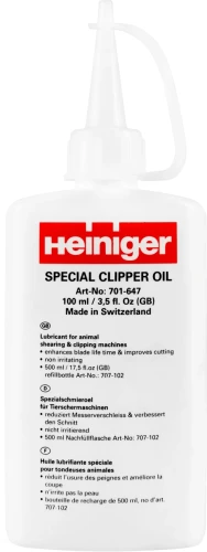 Heiniger - oliwka do konserwacji ostrzy, 100 ml