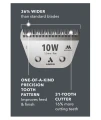 Andis - M-Force, UltraEdge nr 10W Fine, Wide Blade - szerokie ostrze z magnetycznym dociskiem noża tnącego, 1,5 mm