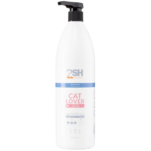 PSH - Cat Lover, Cat Shampoo - szampon nawilżający z Aloe Vera dla kociąt i kotów, 1l
