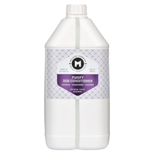 Melanie Newman - Purify Dog Conditioner - odżywka oczyszczająca z węglem aktywnym do każdego rodzaju sierści, 5l + pompka