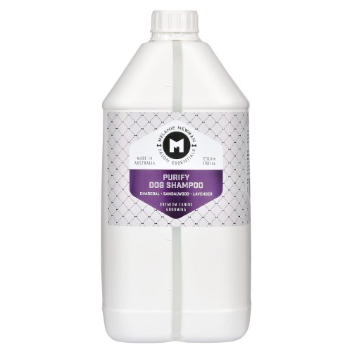 Melanie Newman - Purify Dog Shampoo - szampon oczyszczający z węglem aktywnym do każdego rodzaju sierści, 5l + pompka