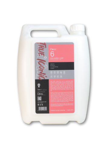 True Iconic - Collagen Plus Care Conditioner - nawilżająca odżywka kolagenowa dla słabych i zniszczonych włosów, 4546 ml + pompka GRATIS