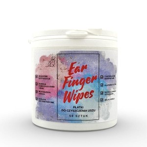 4Paws - Ear Finger Wipes - płatki na palec / chusteczki do czyszczenia uszu, 50 szt.