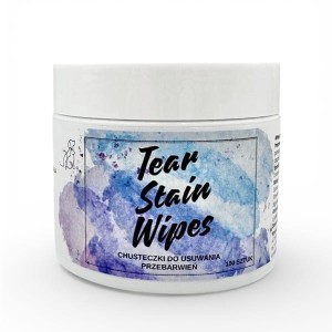 4Paws - Tear Stain Wipes - chusteczki do czyszczenia i usuwania przebawień wokół oczu, 100 szt.