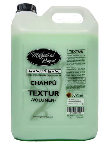 Magistral Royal - Pro, Texture (Volume) Shampoo - szampon nadający tekstury i objętości, nawilżający, 5l