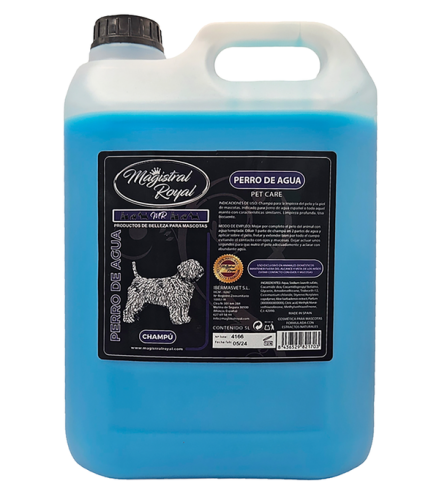 Magistral Royal - Pro, Water Dog Shampoo / Perro De Agua - szampon do sierści kręconej, dla rasy Hiszpański Pies Wodny i podobnej, 5l