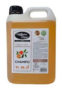 Magistral Royal - Homeopatic, Orange & Orange Blossom Shampoo - szampon regenerujący dla osłabionej sierści, z dermatozami lub skórą atopową psów i kotów, 5l