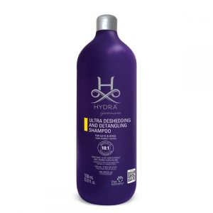 Hydra Groomers - Ultra Deshedding and Detagling Shampoo - szampon ułatwiający usuwanie podszerstka i rozczesywanie, 1l 