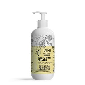 Tauro Pro Line, Pure Nature - Puppy & Kitten Shampoo - delikatny szampon z naturalnymi olejkami eterycznymi dla szczeniąt i kociąt, 400 ml