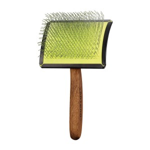 Artero - Maya, Curved Slicker Brush Short Pin L - szczotka pudlówka z krótkimi pinami, twarda, rozmiar L