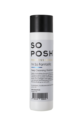 So Posh - I'm So Fantastic, Deep Cleansing Shampoo - szampon głęboko oczyszczający i nawilżający dla wszystkich ras, 250 ml