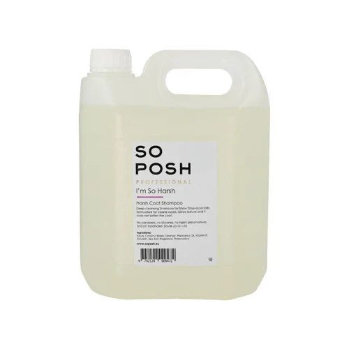 So Posh - I'm So Harsh Shampoo - oczyszczający szampon dla ras szortkowłosych, 4l