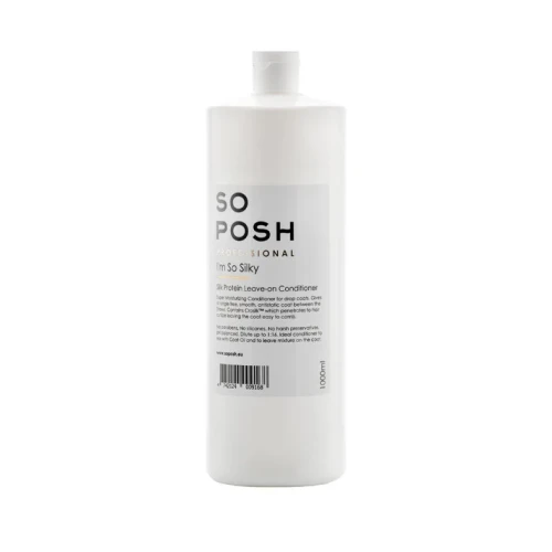 So Posh - I'm So Silky, Silk Protein Leave-on Conditioner - nawilżająca odżywka bez spłukiwania dla długiej, lejącej sierści, 1l