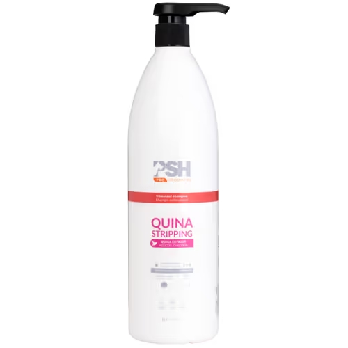 PSH - Quina Stripping Shampoo - szampon witalizujący dla ras szorstkowłosych, 1l