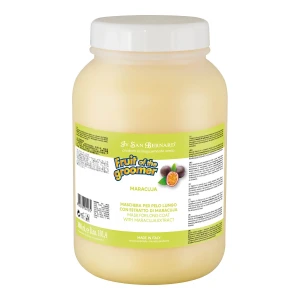 Iv San Bernard - Fruit of the Groomer, Maracuja Mask - maska z witaminami dla długiej sierści o zapachu marakui, 3l 