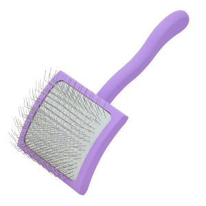 Chris Christensen - Big A Slicker Brush Large - duża szczotka pudlówka z długimi igłami, miękka
