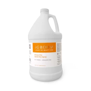 iGroom - Divine Dry Quick Dry Spray - spray przyspieszający suszenie i ułatwiający rozczesywanie, 3,8l