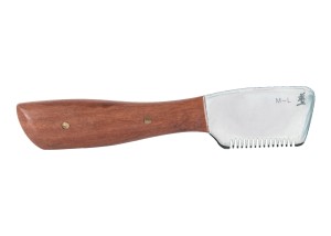 Yento Pro - Medium Left Handed Stripping Knife - trymer średni z drewnianą rączką dla osób leworęcznych