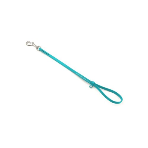 Jelly Pet - Grooming Loop Teal - smycz groomerska BioThane, kolor turkusowy, szer. 1 cm, dł. 46 cm