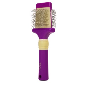 Jelly Pet - Medium Double-Sided Flexible Slicker Brush - średnia, dwustronna i elastyczna szczotka do rozczesywania